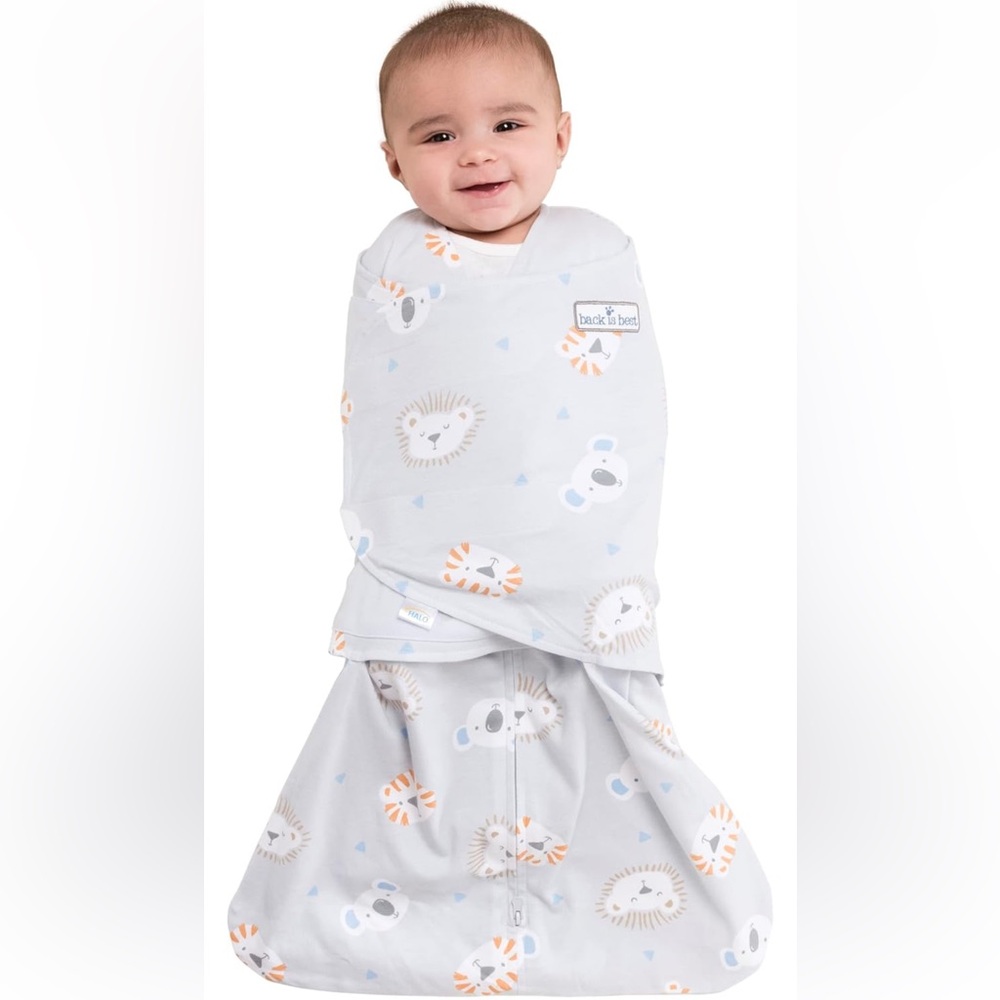Halo White and Tan Sleep Sack Pajamas
